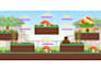create realistic, pixel art, cartoon 2d game environment for game ready in unity